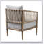 Chaise avec accoudoirs d'appoint