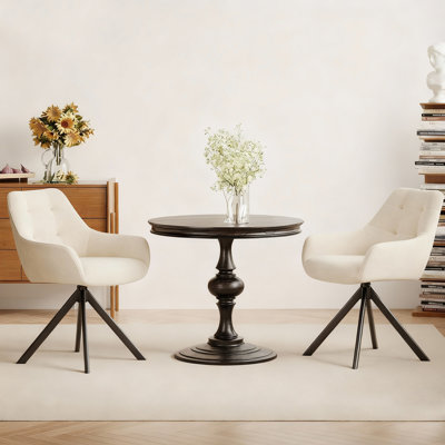 48cm H Fabric Upholstered Metal Upholstered Back Armchair