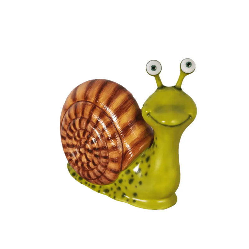 Comic Male Snail Over Sized Statue