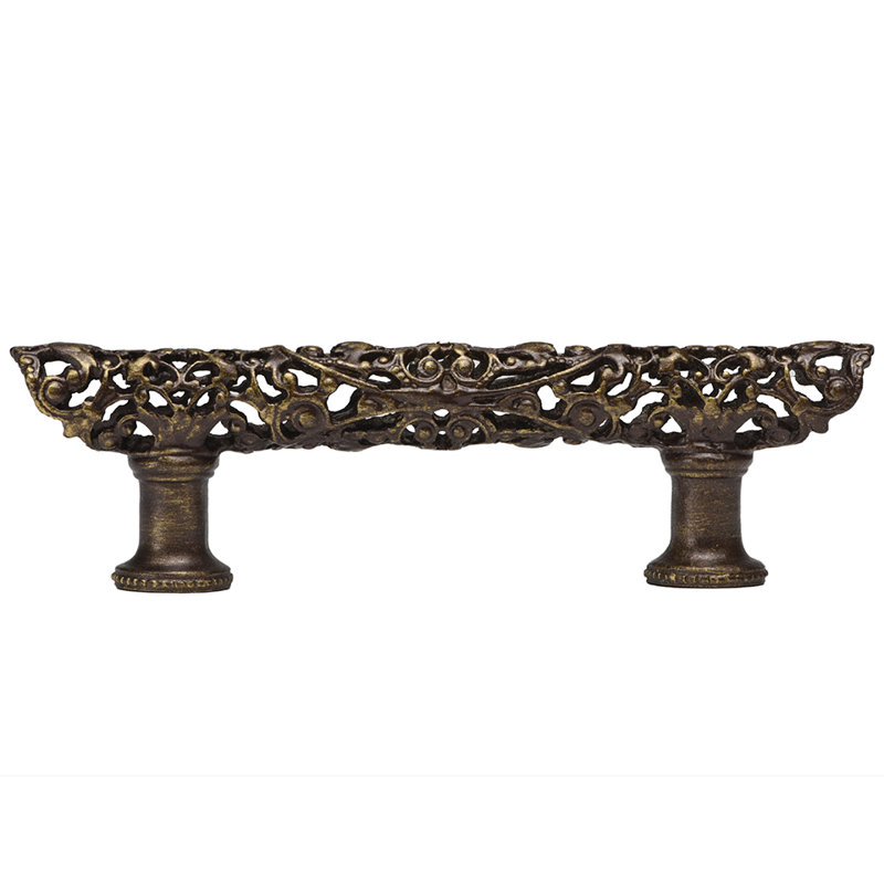 Poignée Juliane Grace, 3", Laiton antique