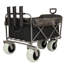 Chariot de pêche tout-terrain et de plage Minimeetall - Capacité de 500 lb avec de grandes roues et des supports