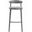 Larue Bar Stool Upholstered In Leather With Powder-Coated Stainless Steel Base Larue Series-1280458692