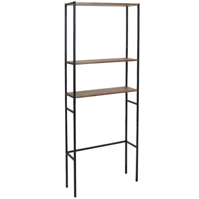 Broadoaks 3-Tier 71" H Industrial-Style Over-the-Toilet Shelf