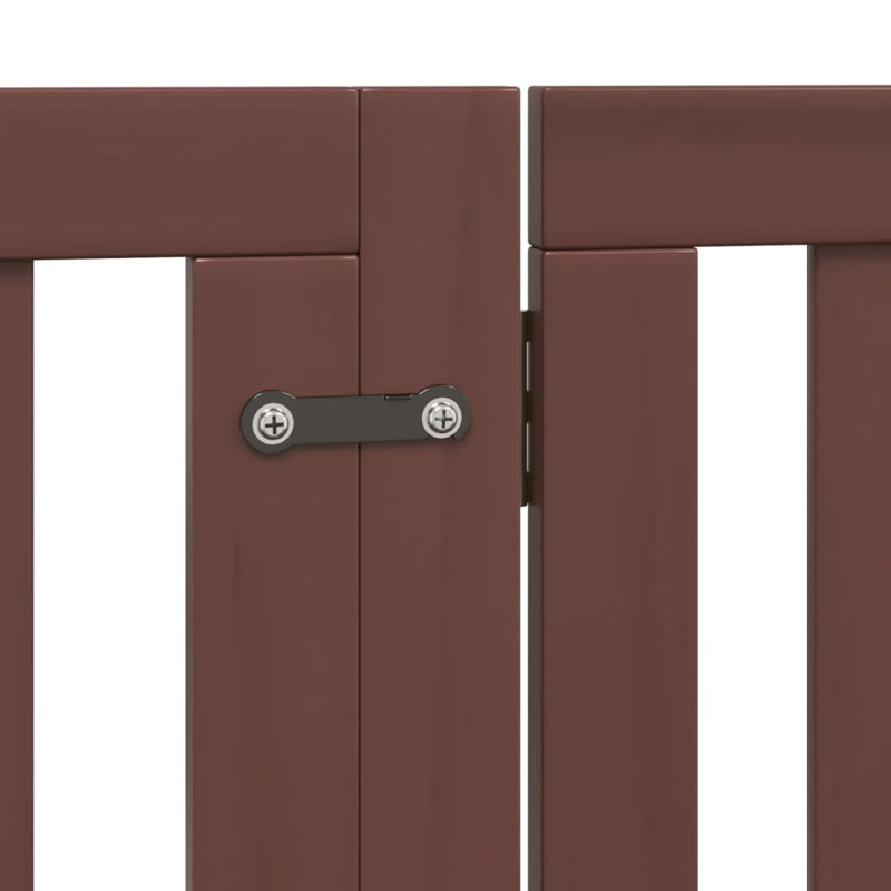 Mignonette Solid Wood Dog House Door, Brown, 60cm H x 800cm W x 2cm D