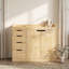Table à langer en bois massif avec 4 tiroirs, armoire et commode pour chambre d'enfant