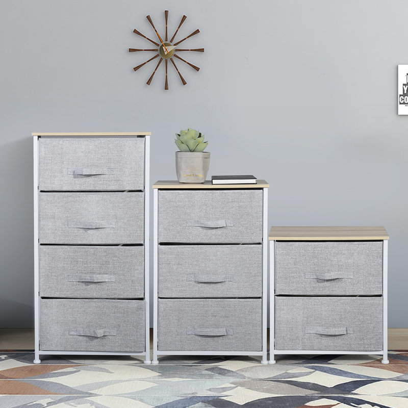 45cm W 4 - Drawer Chest of Drawers, White