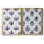 Motif de fleurs indigo I, toile encadrée de qualité supérieure - prête à être accrochée-1543131233-1543131234