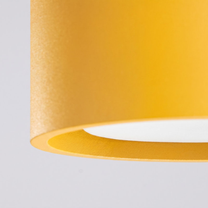 MODO Aluminium Flush Mount, Yellow, 21x10x8 cm, 2 Lights