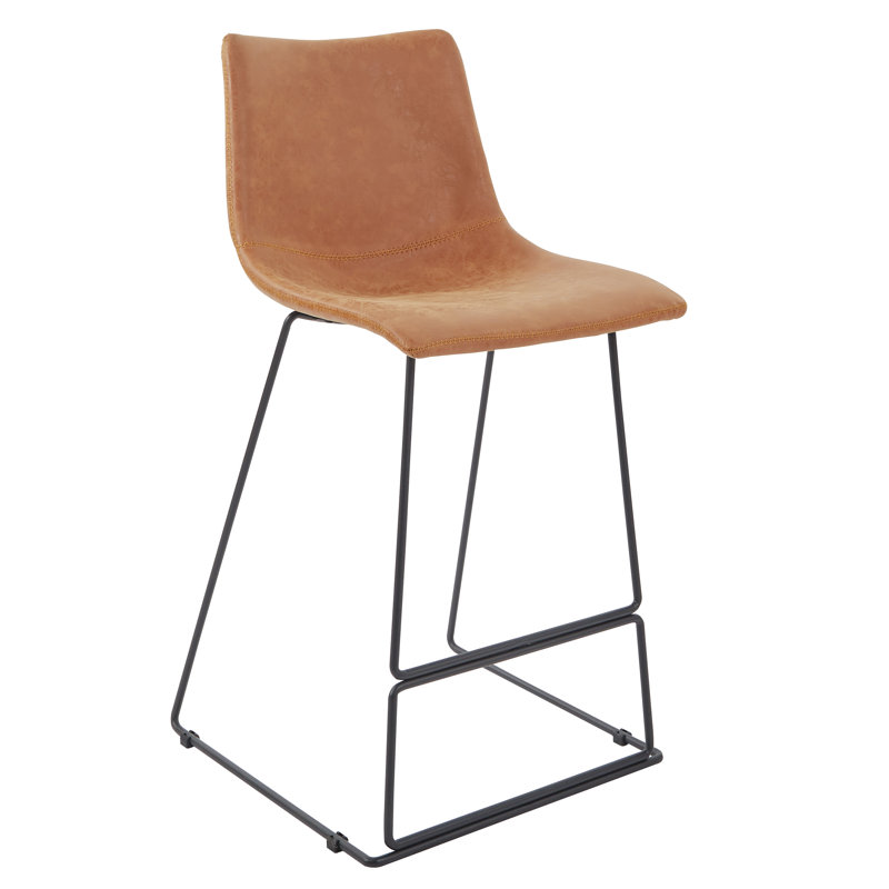 Tabouret de bar 26 po Stange, Similicuir sable