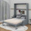 Grand lit escamotable mural avec coussin-1701343184