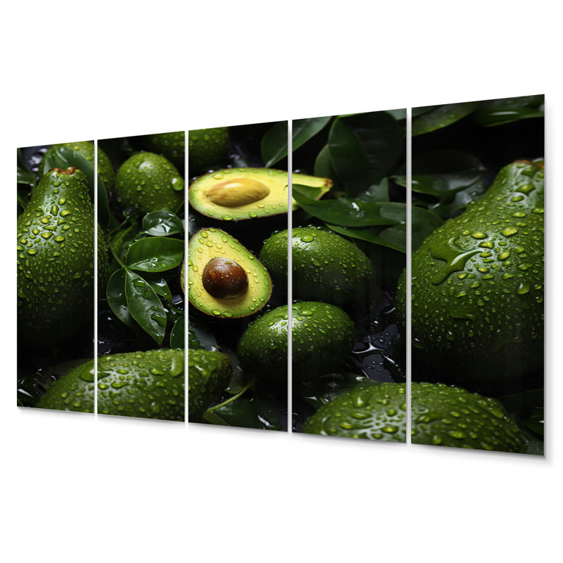 Modern Food & Beverage Wall Decor on Metal