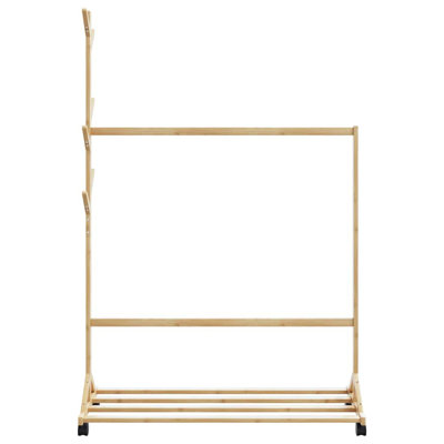 Mesick 100cm Rolling Clothing Rack