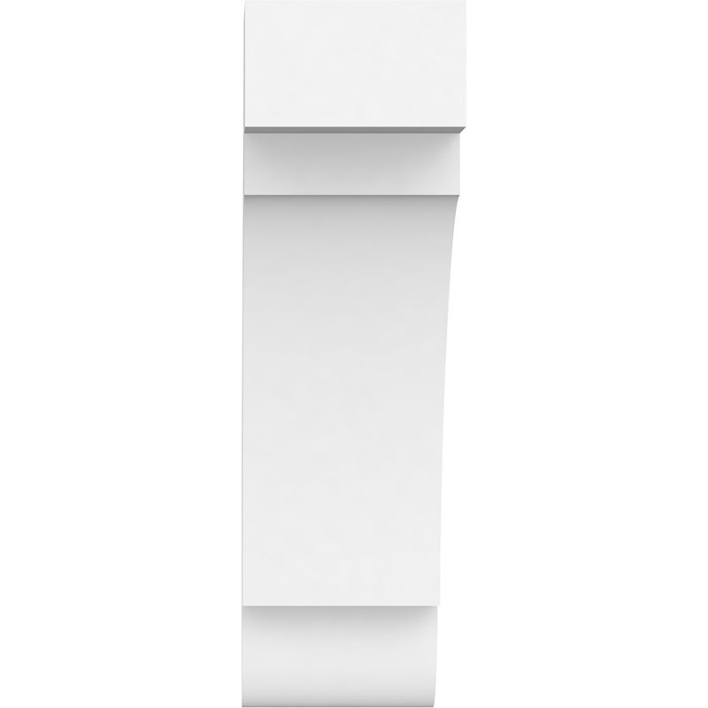 Attelle de genou standard en PVC de qualité architecturale Aspen, H 12 po x l 3 po x P 8 po