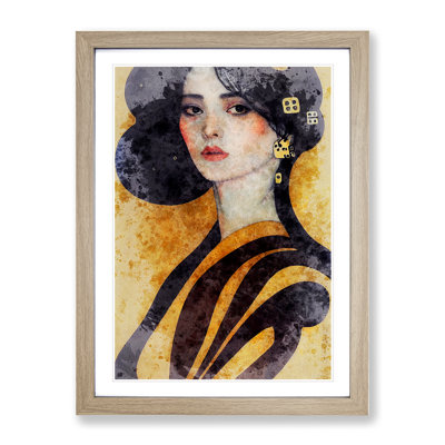 XV1022-5035X Vintage Portrait Of A Woman No.6 - Print