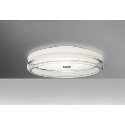 Leaver Glass Flush Mount