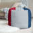 Rouge / argent / bleu marine sélectionné