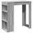 vidaXL Bar Table Engineered Wood Large Bar Table Rectangular-1692513195