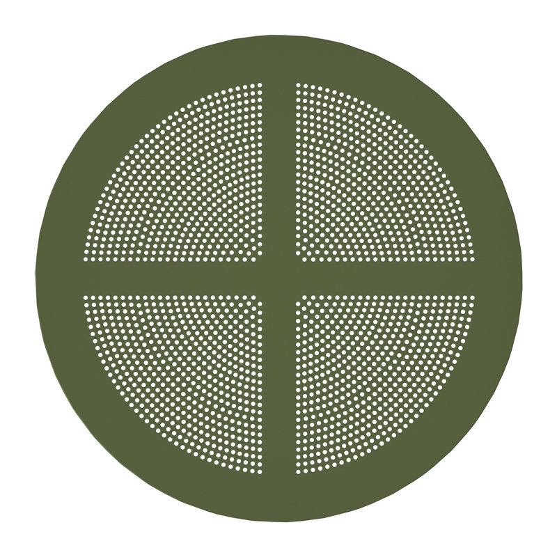 Table de salle à manger ronde 31,5 ", Vert