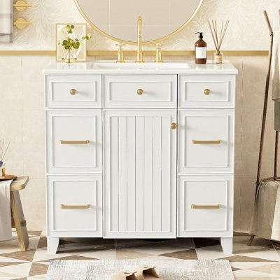 Ensemble de meuble-lavabo simple 36 po
