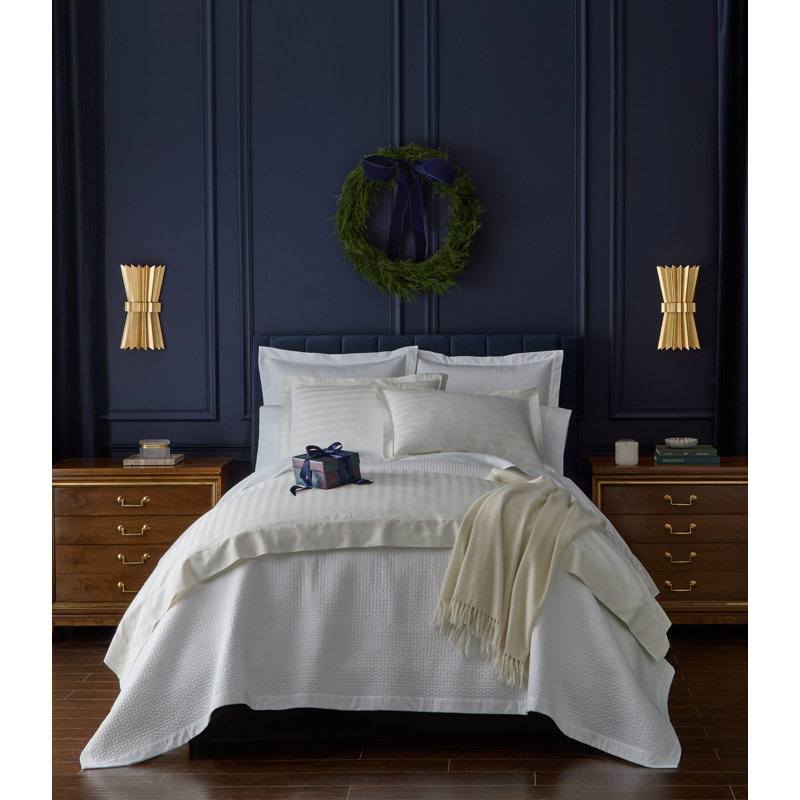 Hamilton Quilted Coverlet, King/Cal King Coverlet, White