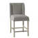Dora Upholstered Counter Stool with Solid Wood Frame