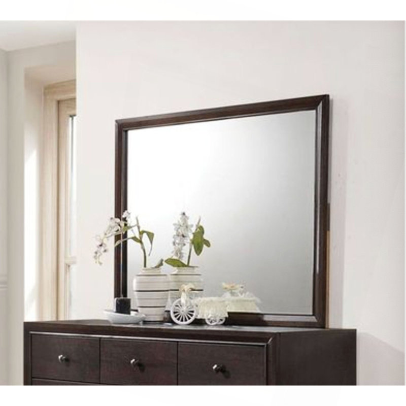 Espresso Finish Mirror