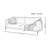 Retro Straight - layout Living Room Sofa