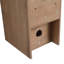 Meuble-lavabo mural 52 po avec lavabo en céramique blanche et tablettes de rangement et 1 porte à fermeture en douceur, emballage KD, contreplaqué