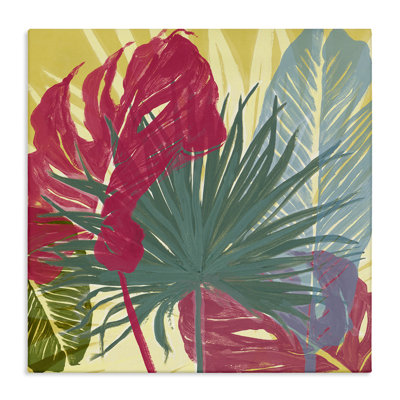 «Bold Botanical Party», art mural sur toile par Patricia Pinto