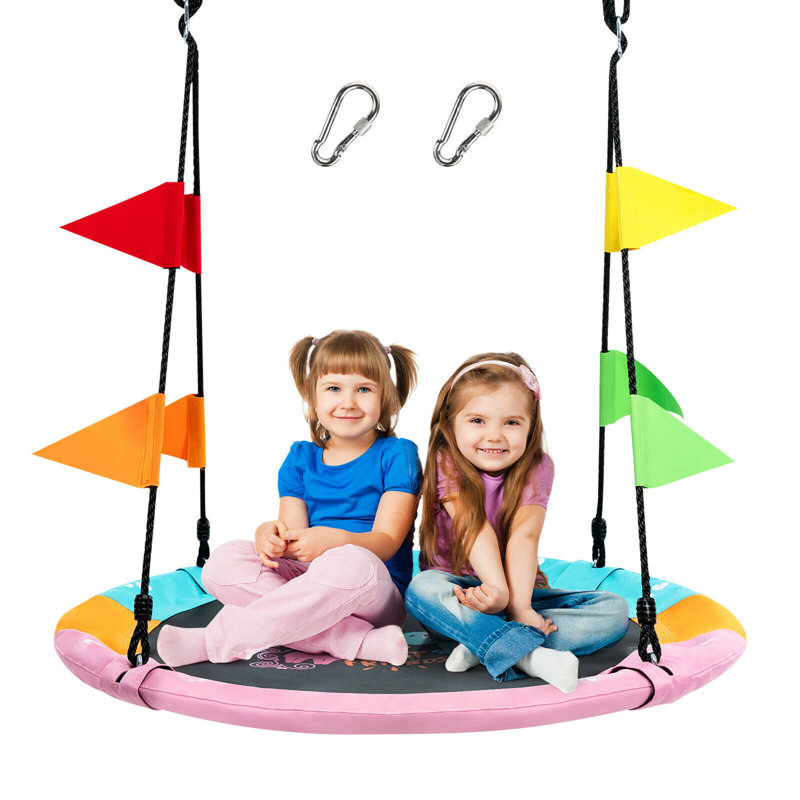 Gymax Web / Saucer Swing with Chains