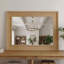 Miroir décoratif en rotin
