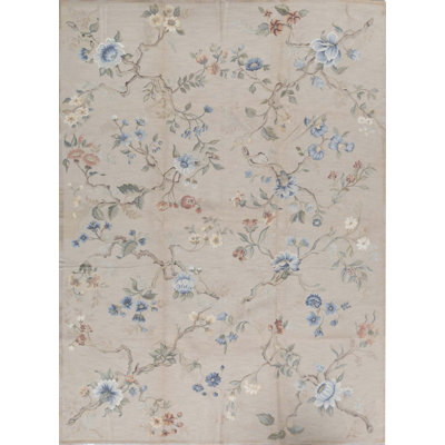 Savonnerie One-of-a-Kind 10'5" X 14' Wool Area Rug in
