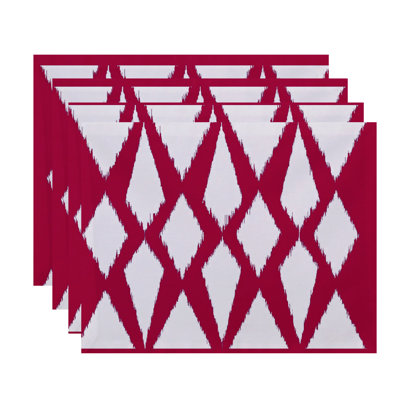 Figaro Polyester Geometric Rectangle Placemat