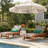 37.5" H Wood Outdoor Chaise Lounges