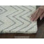 Tapis bleu en laine touffeté à la main Gramercy-309688837