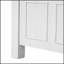 Meuble-lavabo blanc antique de 36 pouces avec lavabo en céramique et armoire de rangement spacieuse pour une organisation élégante-1507327267