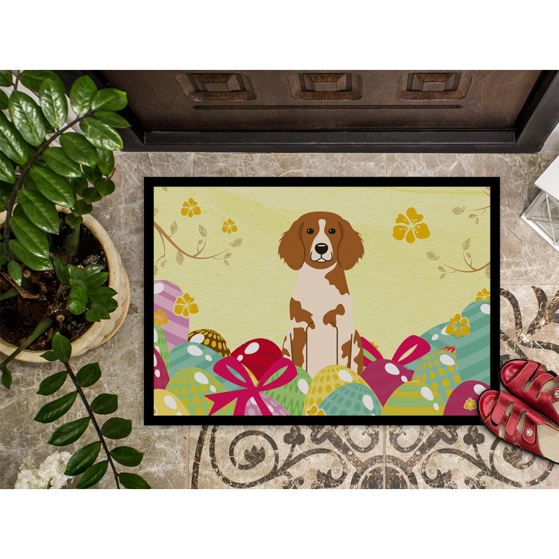 Saroyan Non-Slip Easter Outdoor Doormat, 18" W x 27" L