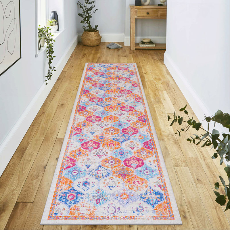 Washable Rug, Runner 2'6" x 10'