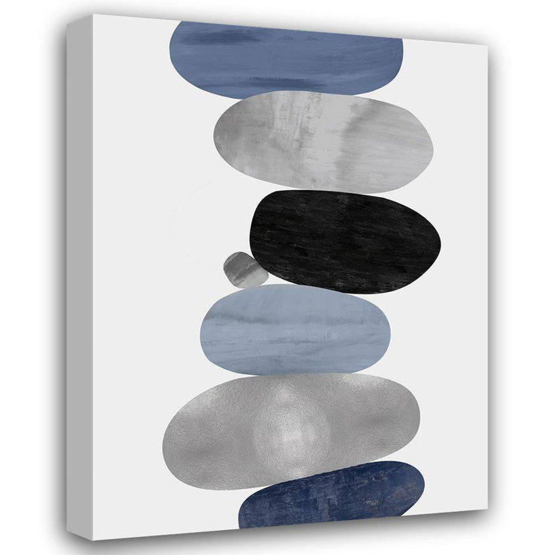 Art sur toile tendue par Orren Ellis Thompson, Justin Gallery, Emerge Blue I, H 47 po x l 36 po