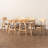 Bianey 6 - Person Four Leg Dining Set-416373265-416373264