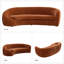 Canapé de salon moderne 92 "Mid Century 92", canapé en polyester 4 places-1747960706