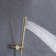 13.78" Wall Mounted Thermostatic Complete Shower System with Rough-in Valve