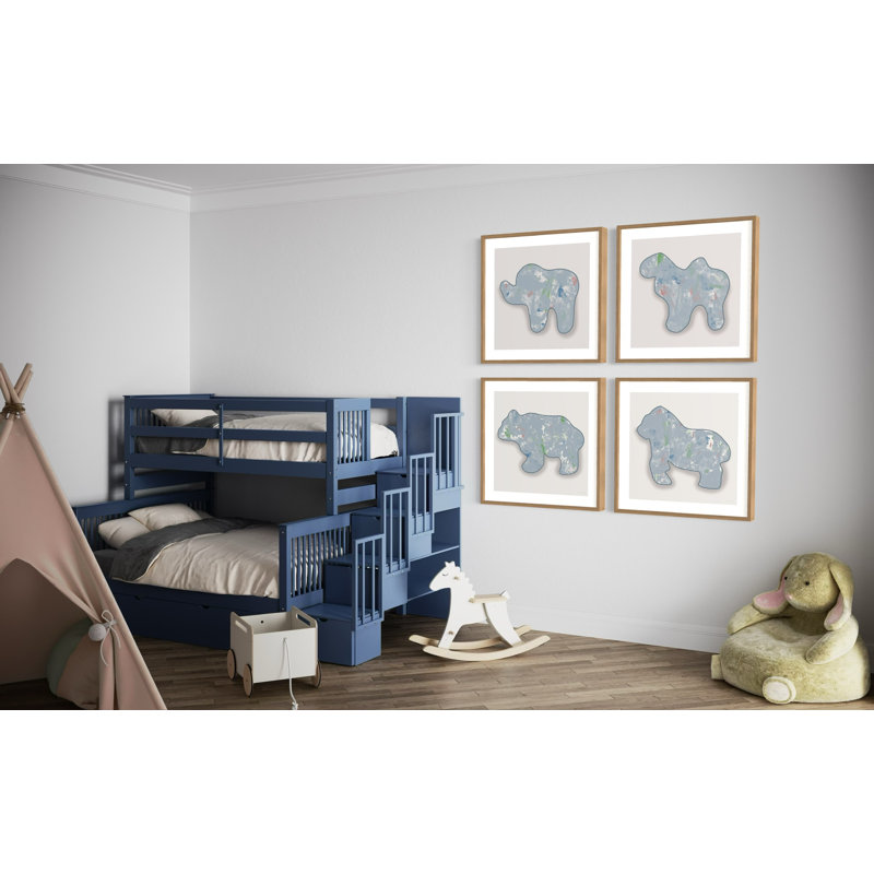 Gorilla Animal Cracker, Blue, Black