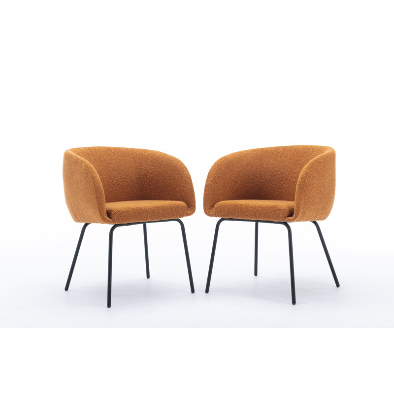 Chaises de salle à manger Boucle, 2, Gingembre gingembre