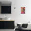 «Fresh Abstraction Tiger» dans une baignoire, estampe numérique, design par LSR Design Studio-106759170-106759169