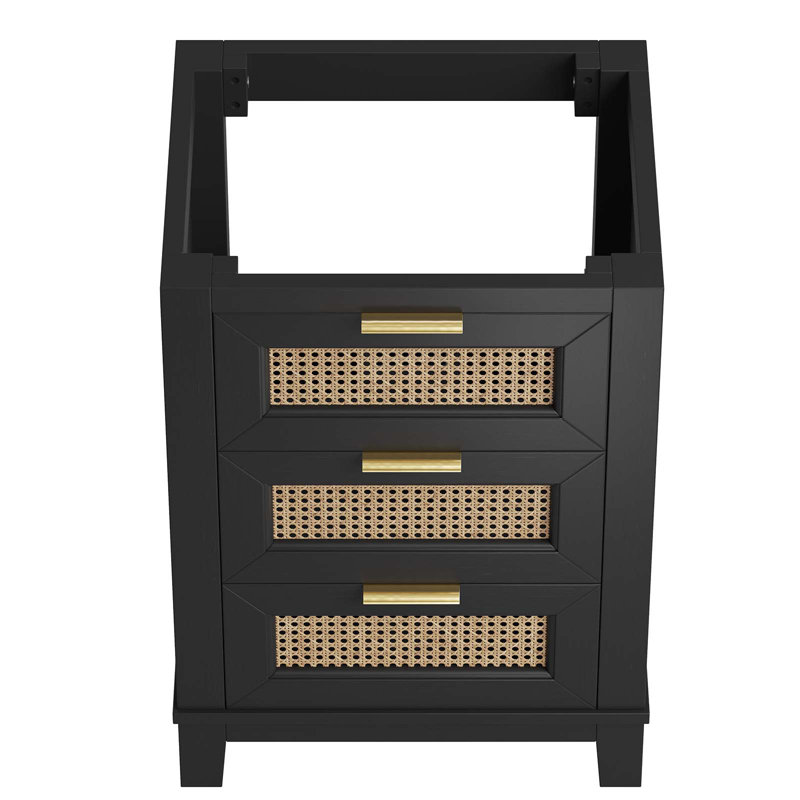 Modway 24" Single Bathroom Vanity Base Only in Black