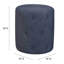 OTTOMAN TUFT PUFF - BLEU