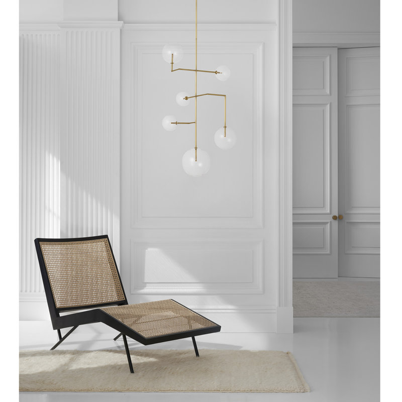 Linnea 6 - Light Metal LED Chandelier by AERIN