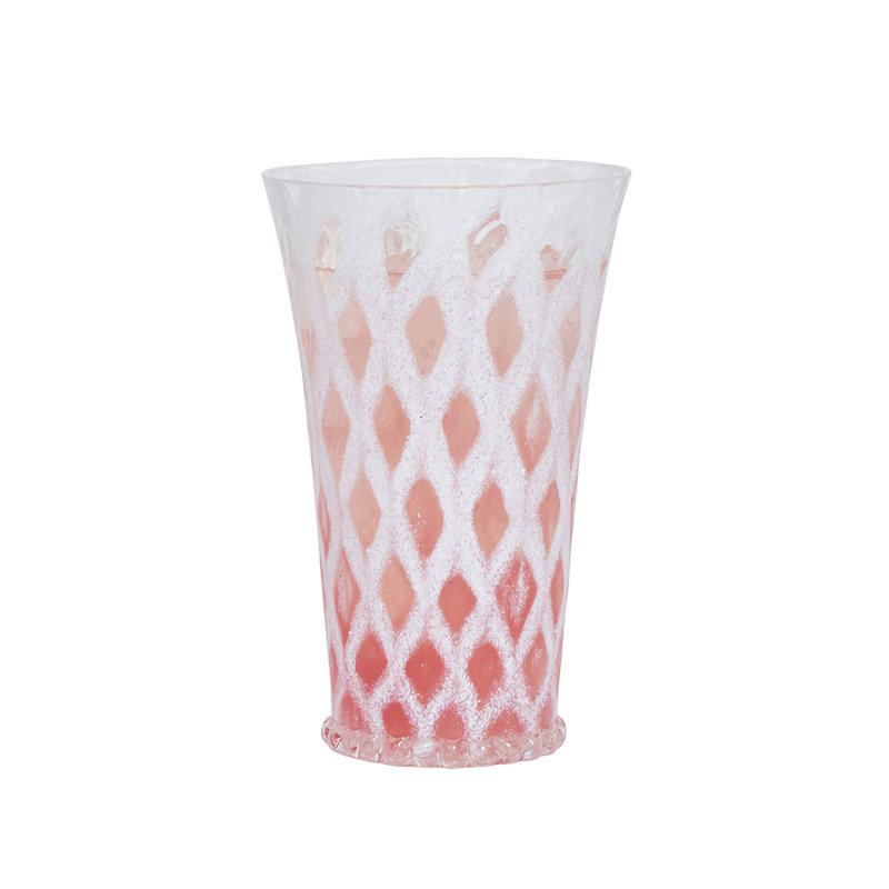 Trellis Tumbler, 14 Oz., White