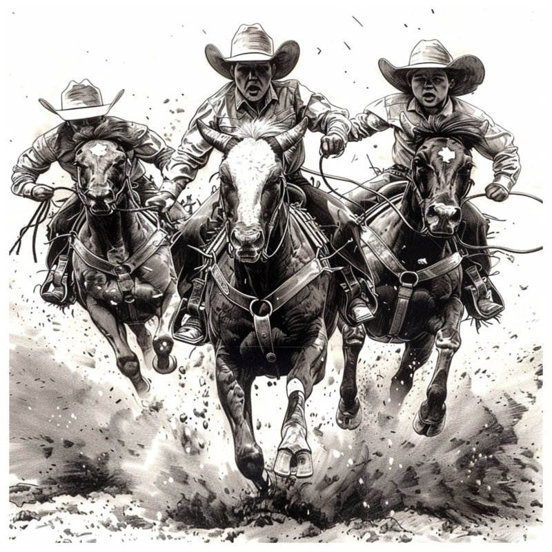 Housse de couette Cowboys Bedding, Très grand lit